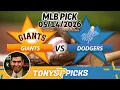 San Francisco Giants vs LA Dodgers Pick 26 MLB Pick Prediction