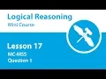 Logical Reasoning Mini Course - Lesson 17