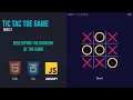 Tic Tac Toe Game HTML CSS JavaScript Part 2