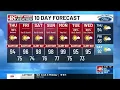 Isolated downpours and storms Thursday First Alert for dangerous heat ahead