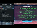 How to put comments in program code Level 1 - Problem 2
