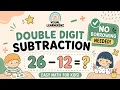 Double Digit Subtraction Made Easy No Borrowing Needed Kids Math