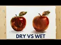 Download Lagu How to Paint a Watercolor Apple 🍎 TWO Different Ways | One Subject Two Styles