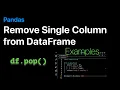 How to remove a Single Column by name from a Pandas DataFrame - Examples ProgramGuru org