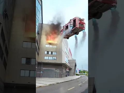 The Flying Fire Truck 🚒🔥
