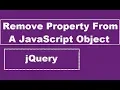 Remove A Property From A JavaScript Object