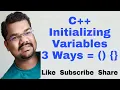C Initializing Variables 3 Ways Including Brace Initialization Variable Declaration in C