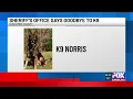 Buncombe County sheriff s office says good-bye to K9 Norris