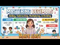 Mastering Decimals Adding Subtracting Multiplying and Dividing Made Easy