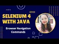 Navigation Commands In Selenium