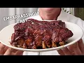 Embarrassingly easy delicious fall off the bone ribs