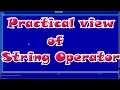 Practical View of String Operator A Complete Computer Guide KD Production