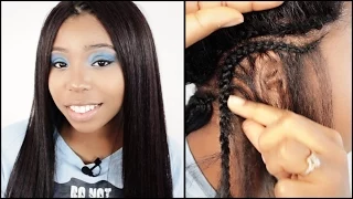 Cornrow Tree Braid START TO FINISH In 7 Minutes