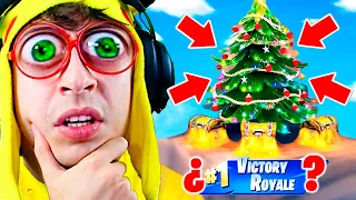 Sólo Árbol de Navidad en Fortnite 🎄🎅!! (imposible 😭)
