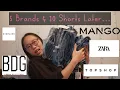 How did I manage 10 jeans BDG Topshop Everlane Mango and Zara haul unboxing review