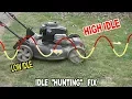 Fixing A 6 25EX Mower from surging Up and Down Up and Down