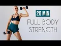 20 MIN FULL BODY STRENGTH - Apartment Small Space Friendly