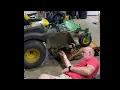 John Deere Z425 Blade Change and Deck Service
