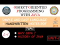 L-01 WHY JAVA HISTORY OF JAVA OOPs With JAVA BCS-403 2024-25 ENGINEERING EXPRESS