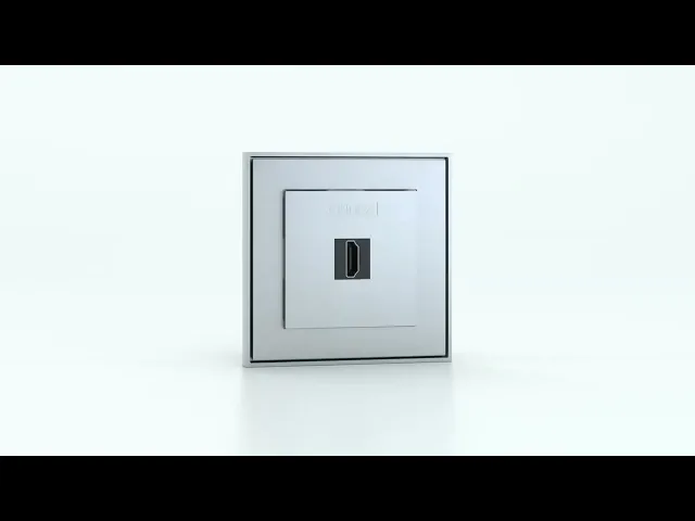 Лицев панел за 2х RJ45 Keystone 55x55 Fenix Green Commodore EKINEX, EK-KSC-2K-FVC