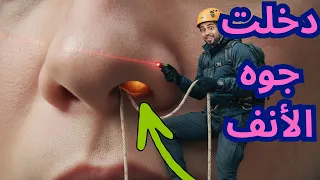 ماذا يحدث داخل الأنف من الداخل  دندنها