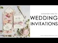 Boho wedding invitation idea
