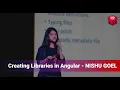 Creating Libraries in Angular - Nishu Goel