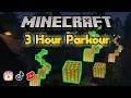 3 hours of relaxing Minecraft parkour 15k Jumps Reminiscent Shaders