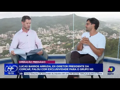 Ex-diretor da Comcap, Lucas Barros Arruda, se pronuncia sobre acusações na Operação Presságio