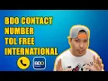 BDO CONTACT NUMBER TOL FREE INTERNATIONAL JAMES LATIP TUTORIAL