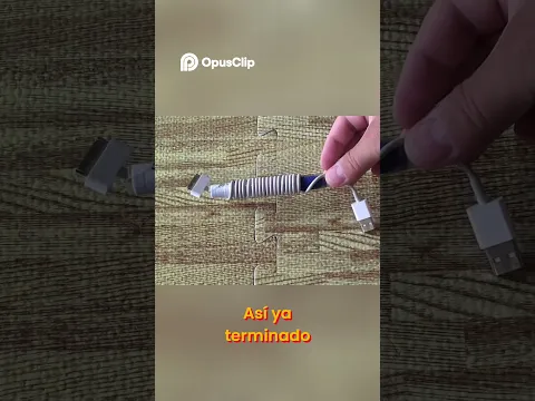 Haz Cables tipo Resorte o en espiral con una Secadora! #comolehago #cables #espiral #retractil