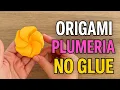 Origami Plumeria Flower Tutorial
