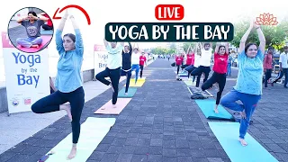 LIVE Yoga by the Bay | Free Community Yoga at Marine Drive, Mumbai