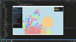 C 2D Physics Engine Demo