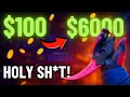 I Turned 100 Into 6000 in CS2 Gambling