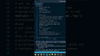 How to create Tuples in python Why tuple is immutable in python tuples in python How to loop