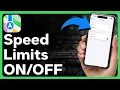 How To Enable Or Disable Speed Limit In Apple Maps