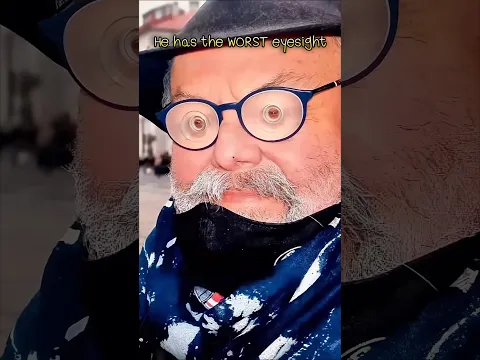 The Guy That Can't See Anything 🕶