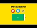 How to Create a Battery Monitor with JavaScript