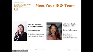 University of Miami Bachelor of General Studies Virtual Information Session