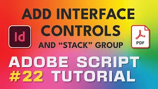 Adobe Script Tutorial 22 Add Interface Controls And Stack Group