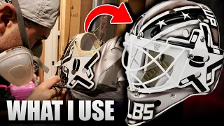 How To Paint a Goalie Mask At Home Everything I Use