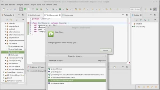 Linked List Based Queue using Scala