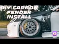 DIY G35 Fly1 Motorsports fender install