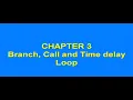 AVR by MAZIDI CH3 Branch Call and Time delay Loop