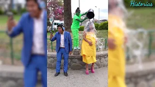 Estatua le qu¡tα la røpα a esta señora para descubrir este secreto