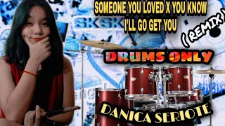 Download SOMEONE YOU LOVED X YOU KNOW I'LL GO GET YOU | DRUMS ONLY MP3