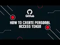 How to create personal access token in Github How to generate personal access token in Github