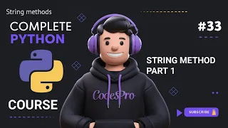 string method in python Python String methods PART - 1 Complete python course day