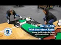 On-the-Job with Secretary Jones joining the TD Garden Bull Gang with Governor Maura Healey